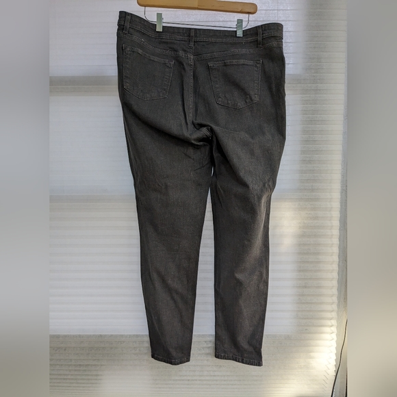 Simply Vera Vera Wang Skinny Jeans 16 Gray - Picture 3 of 3